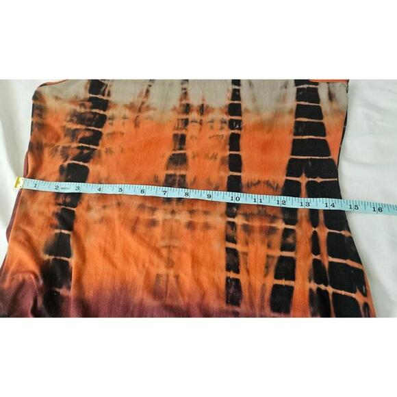 Fashion Nova Women's Tie-Dye Maxi Dress with Mock Neck Size Large - Picture 7 of 8